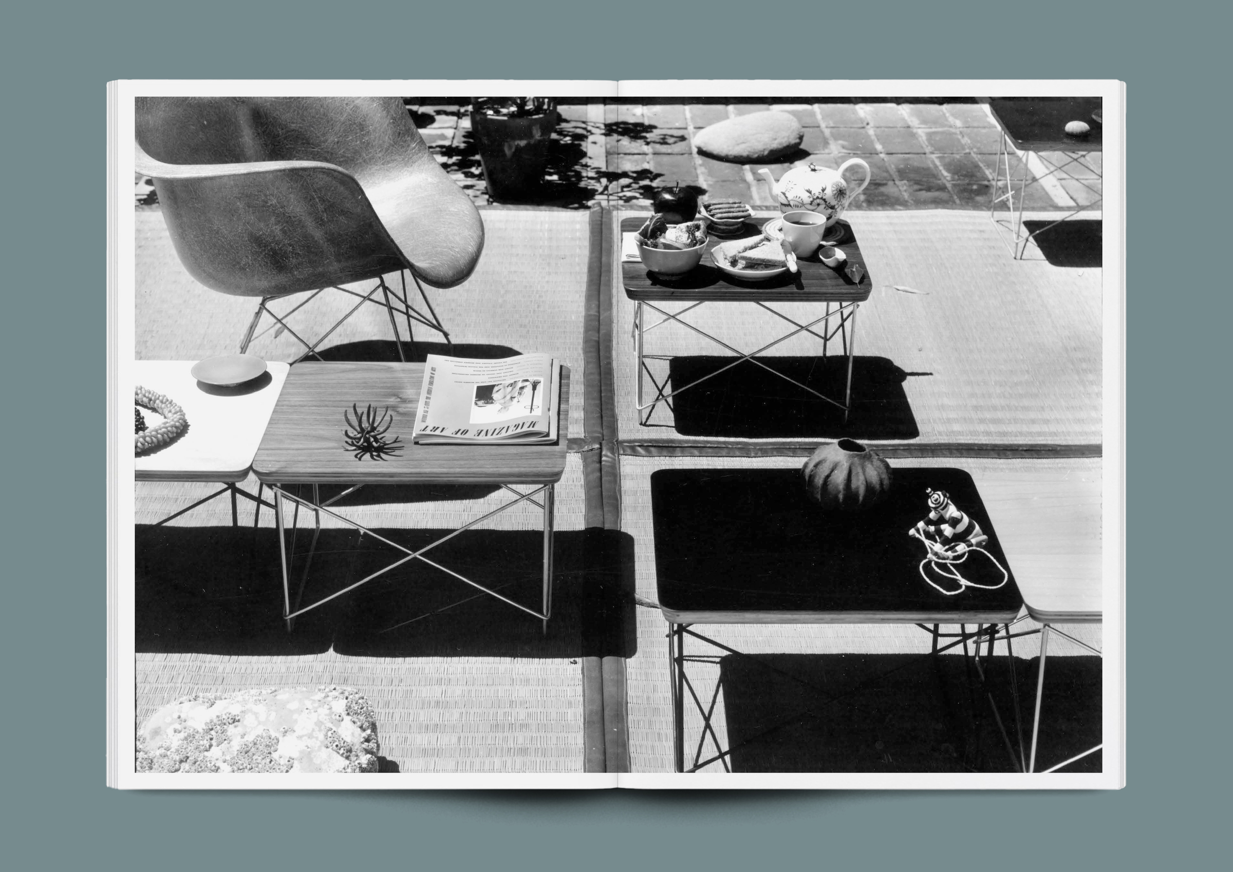 Gestaltung der Monografie „Ray und Charles Eames“ für minimum einrichten