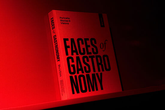Buchgestaltung für „Faces of Gastronomy“